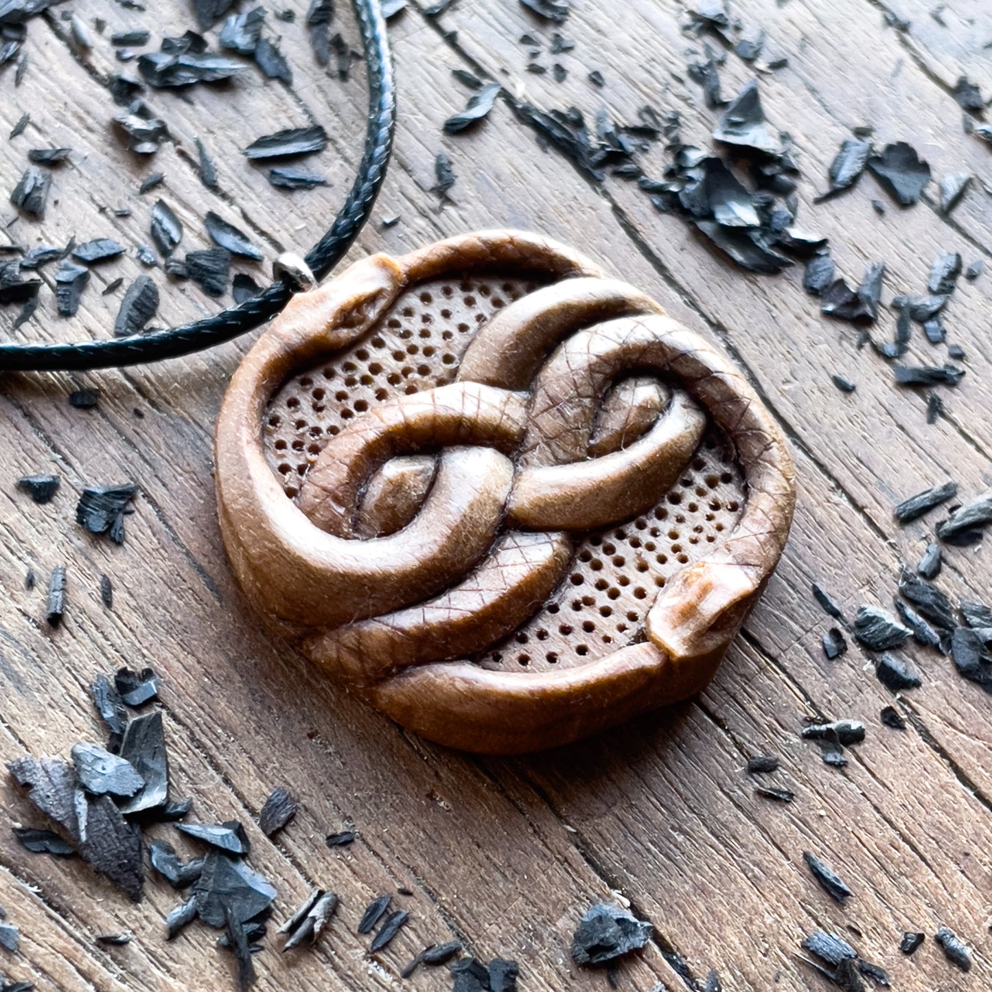 Ciondolo serpente celtico Uroboro