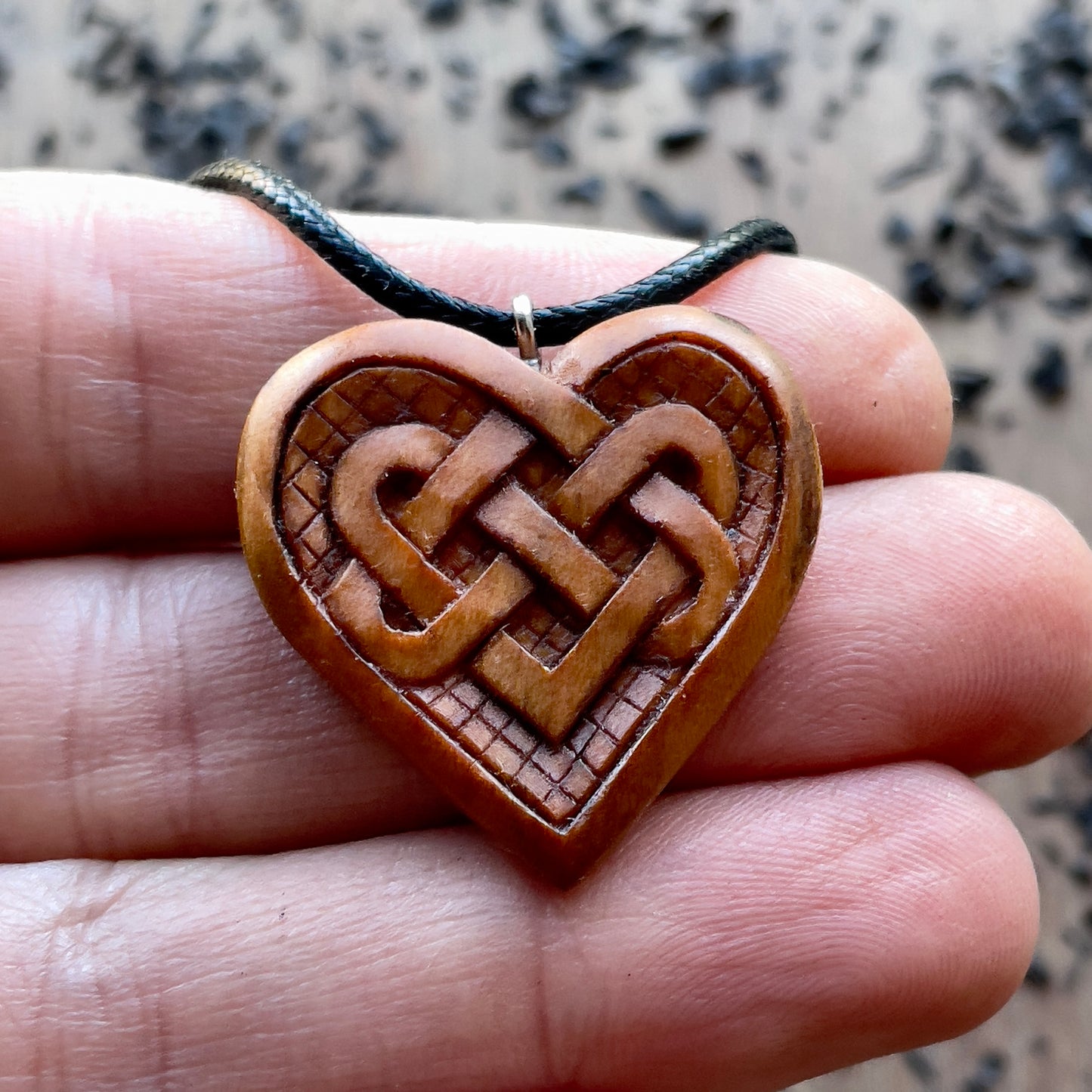 Celtic Knots Heart Pendant
