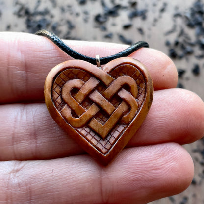 Celtic Knots Heart Pendant