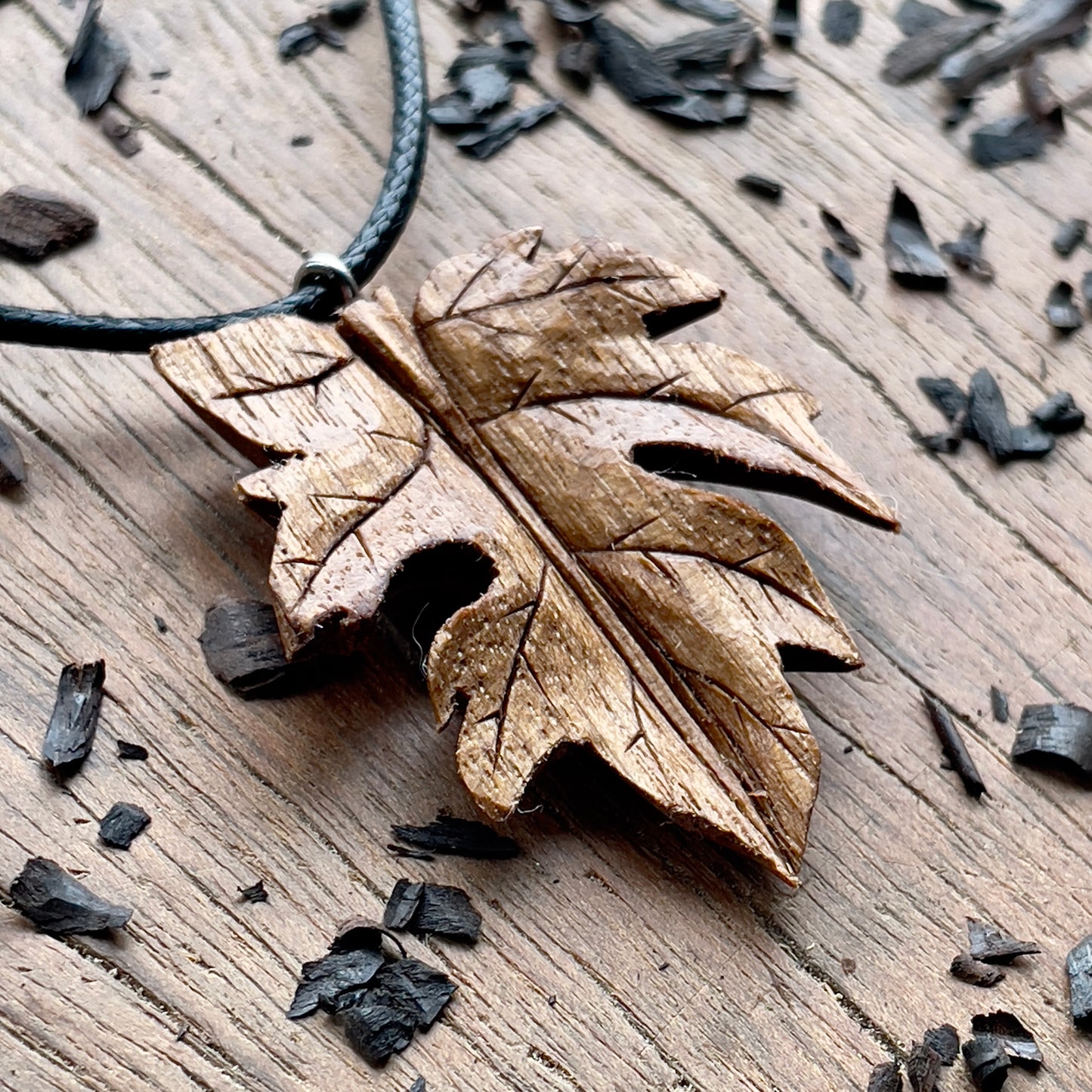 Maple Leaf Pendant - Ember Spirit