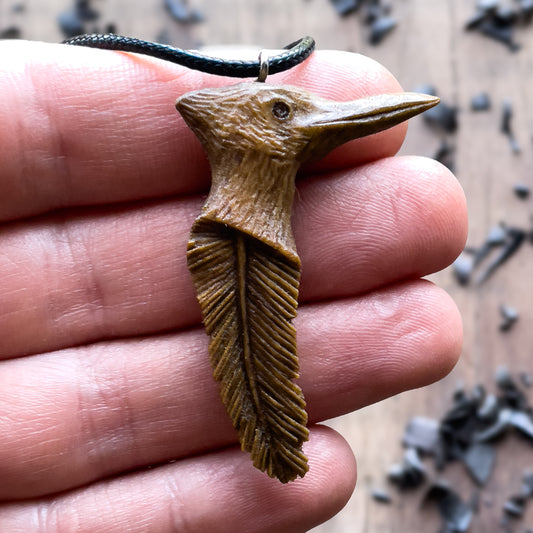 Woodpecker Totem Pendant