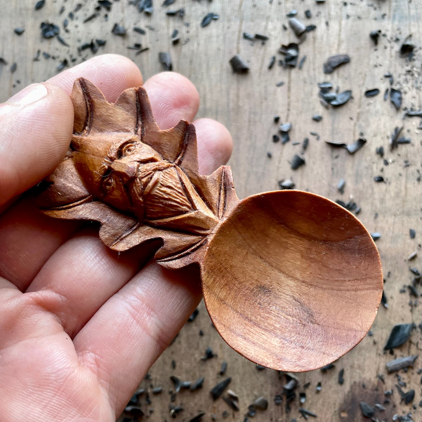 Oak Leaf Spirit Coffee Spoon