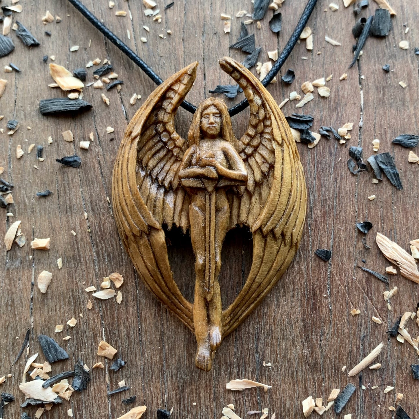 Angel with the sword pendant