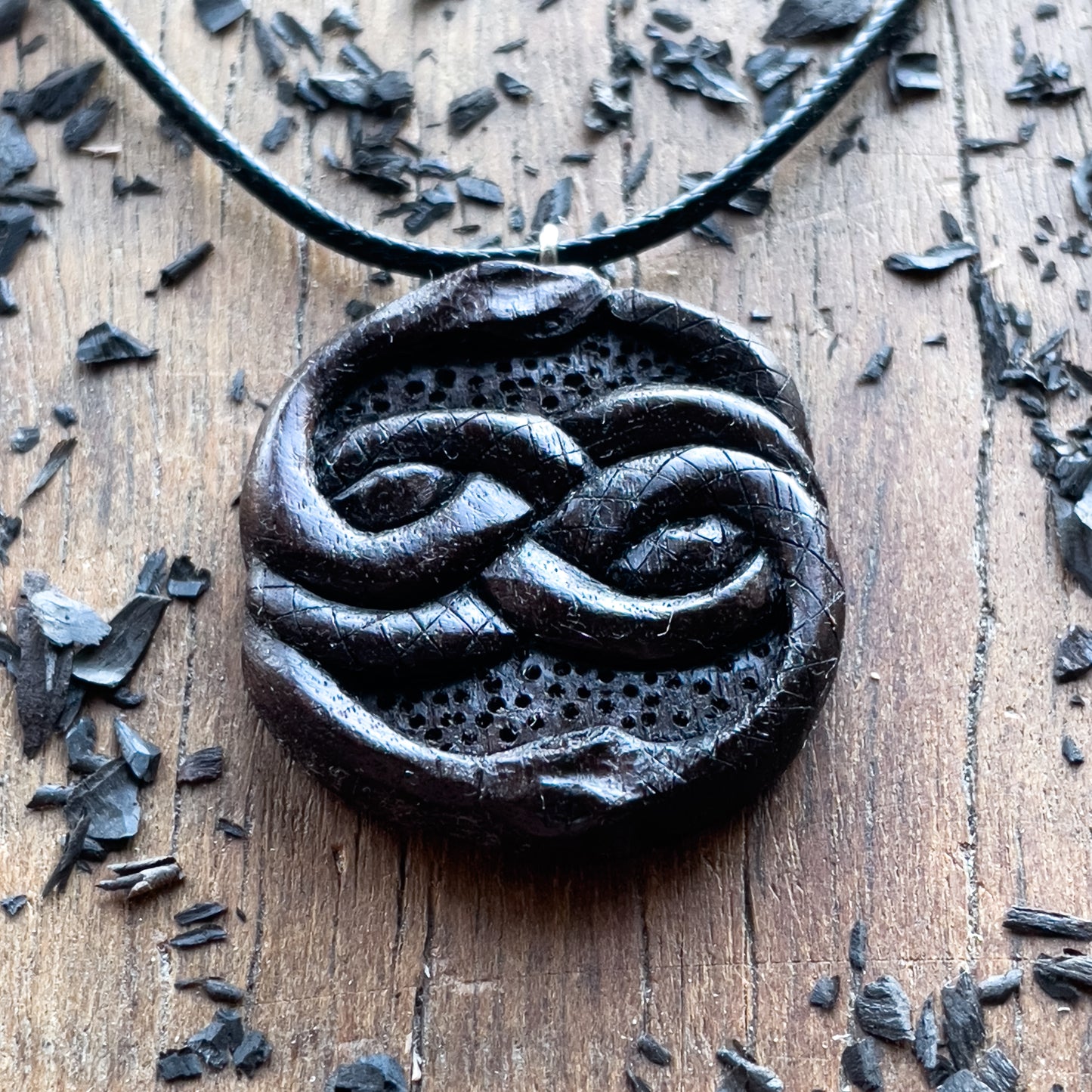 Ciondolo serpente celtico Uroboro