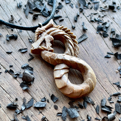 Ciondolo drago Ouroboros