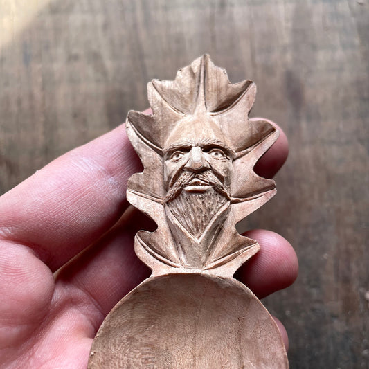 Oak Leaf Spirit Coffee Spoon