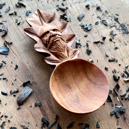 Oak Leaf Spirit Coffee Spoon