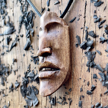 Nose and Sensual Lips Pendant