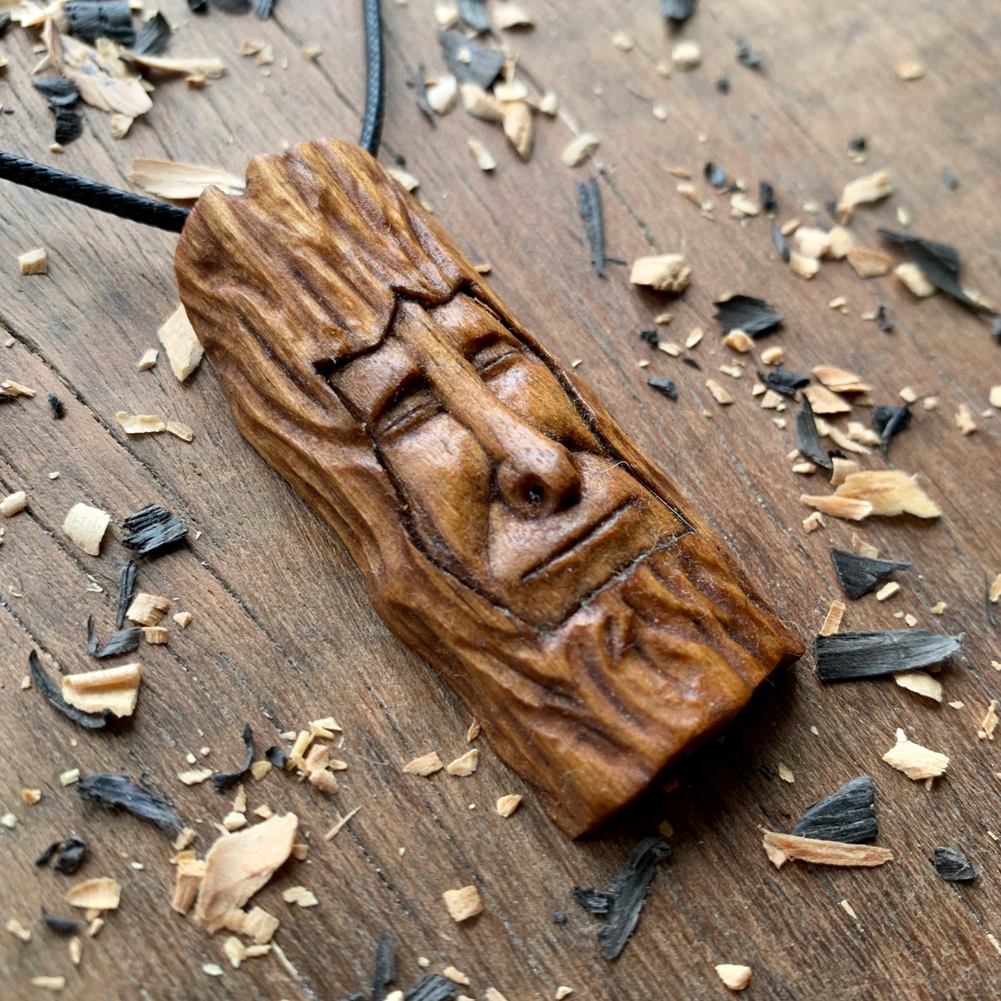 Wooden Spirit Walnut Wood Pendant