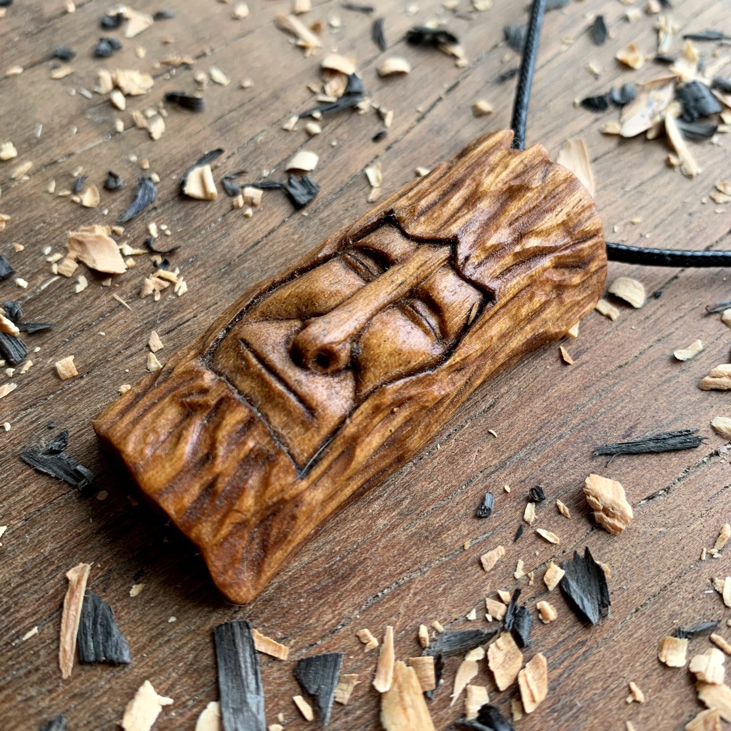 Wooden Spirit Walnut Wood Pendant