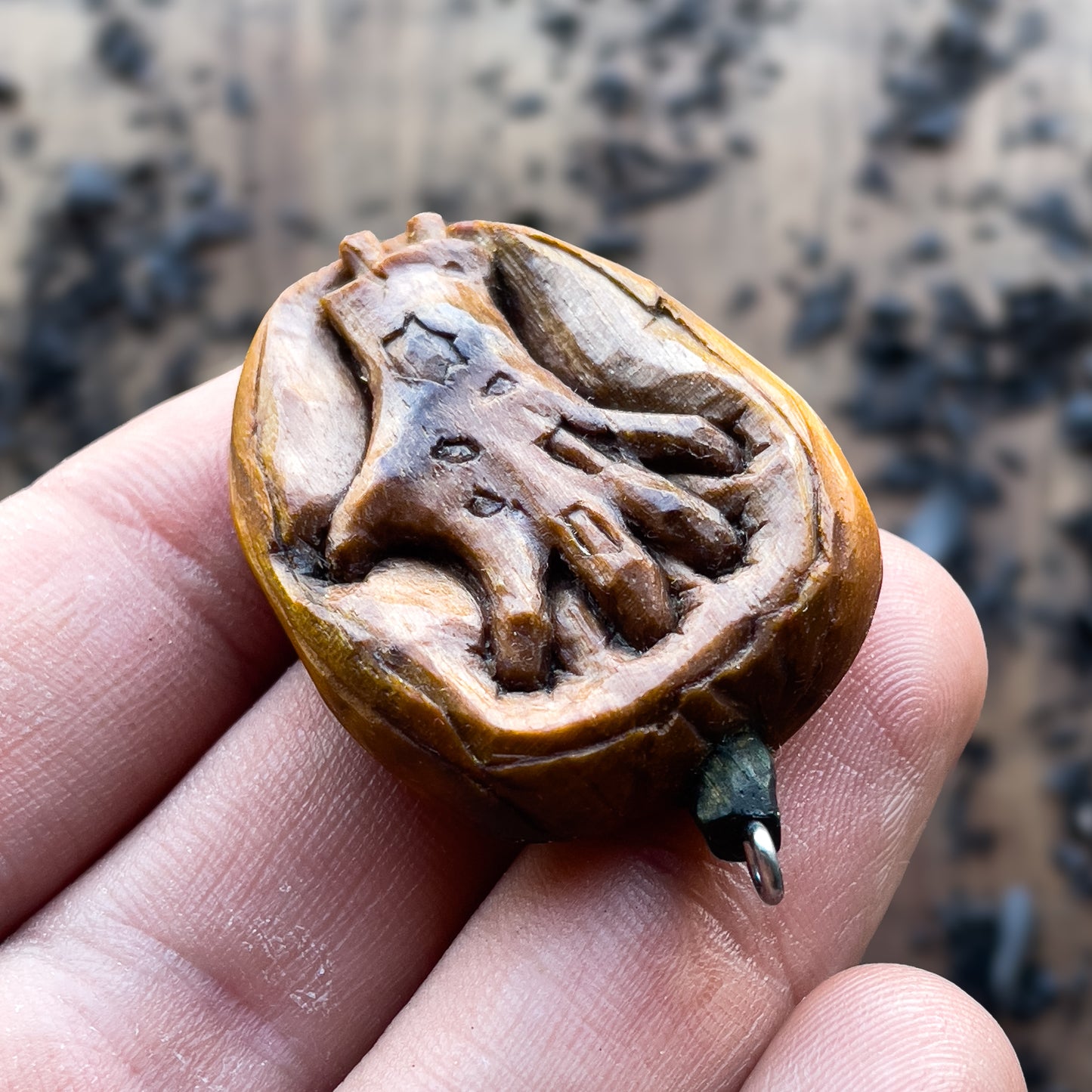 Halloween Pumpkin Pendant – Zombie Hand