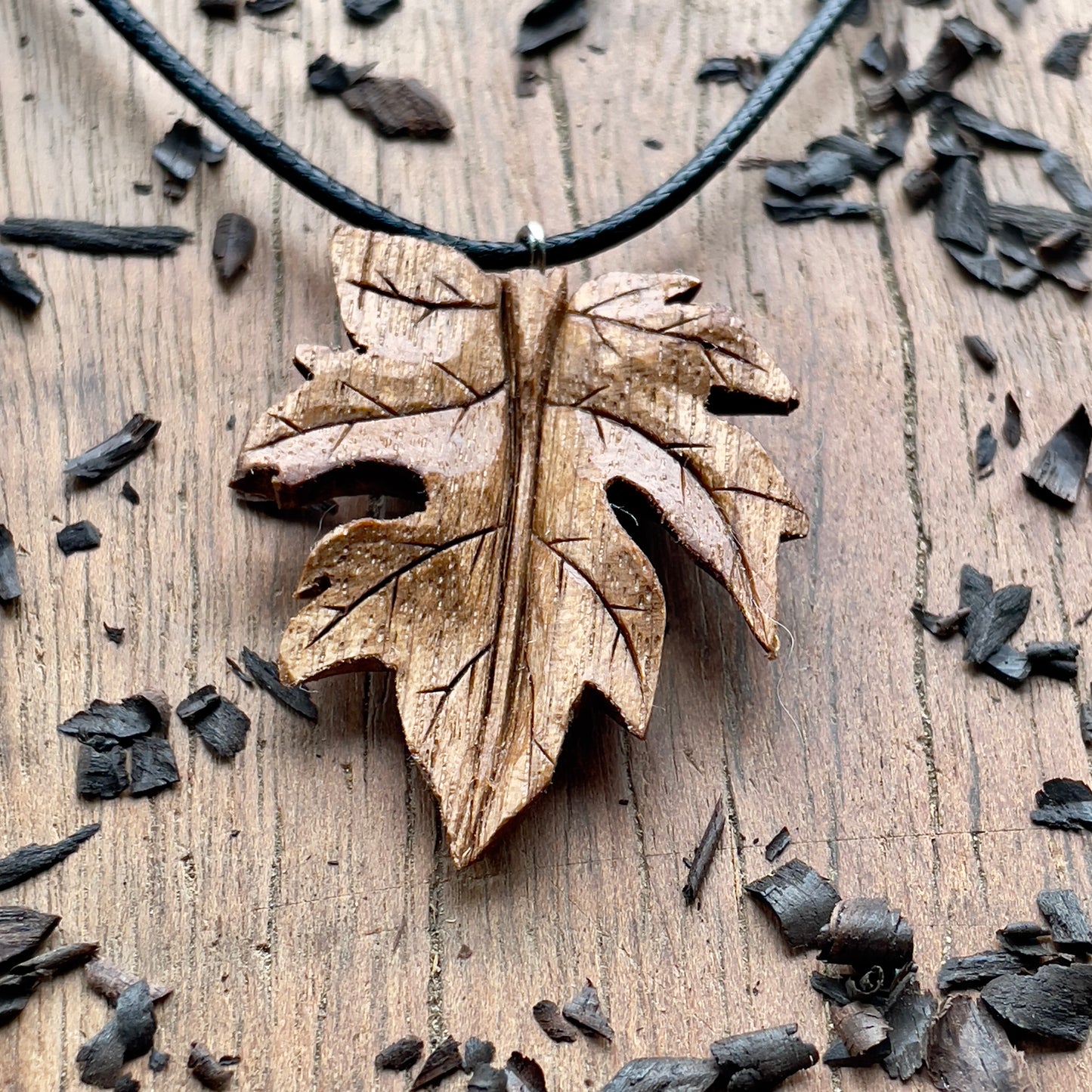 Maple Leaf Pendant - Ember Spirit