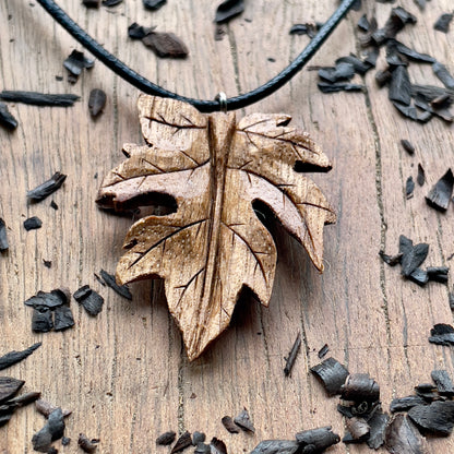Maple Leaf Pendant - Ember Spirit