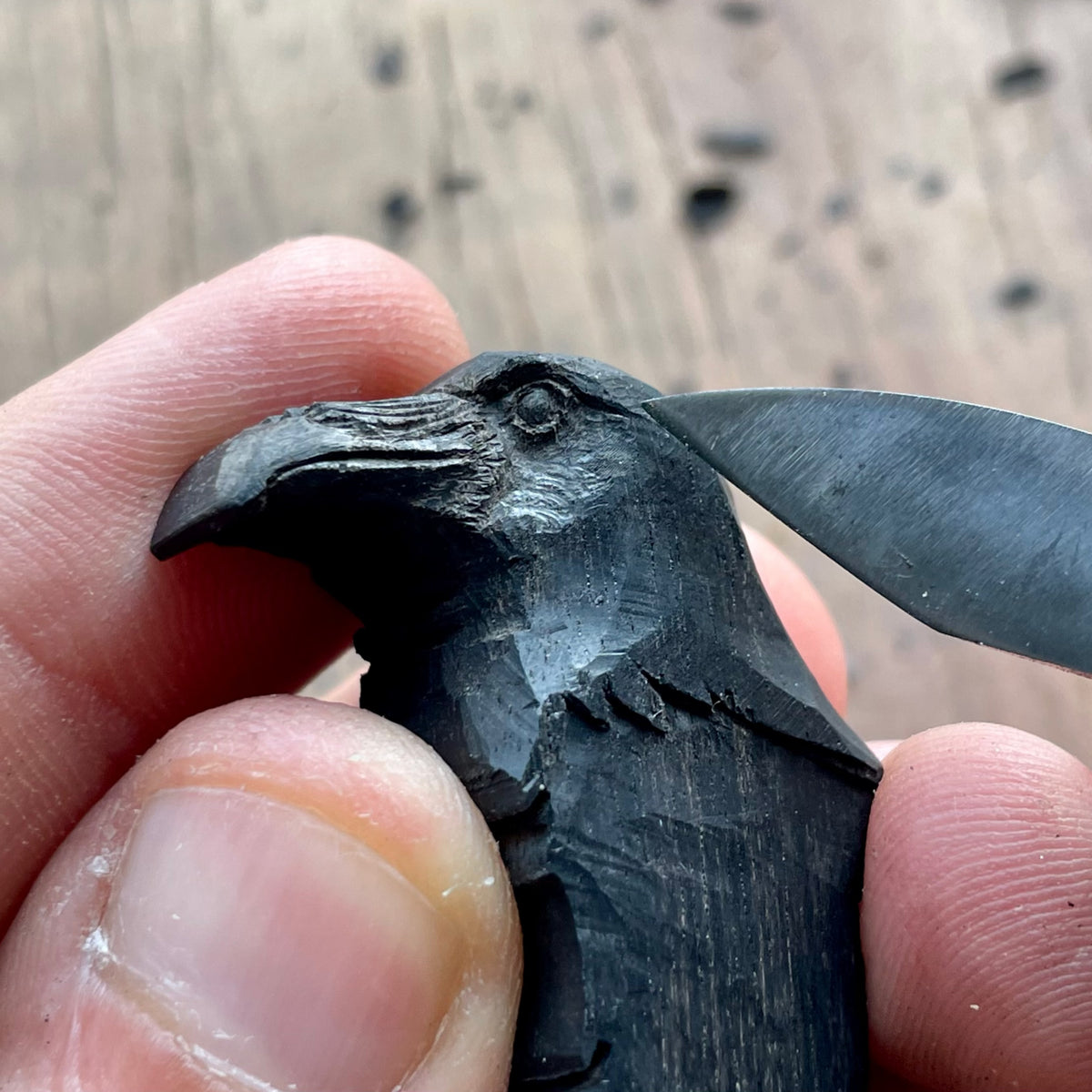 Raven Totem Pendant