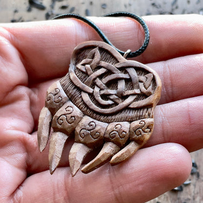 Bear Paw Pendant – Strength and Path