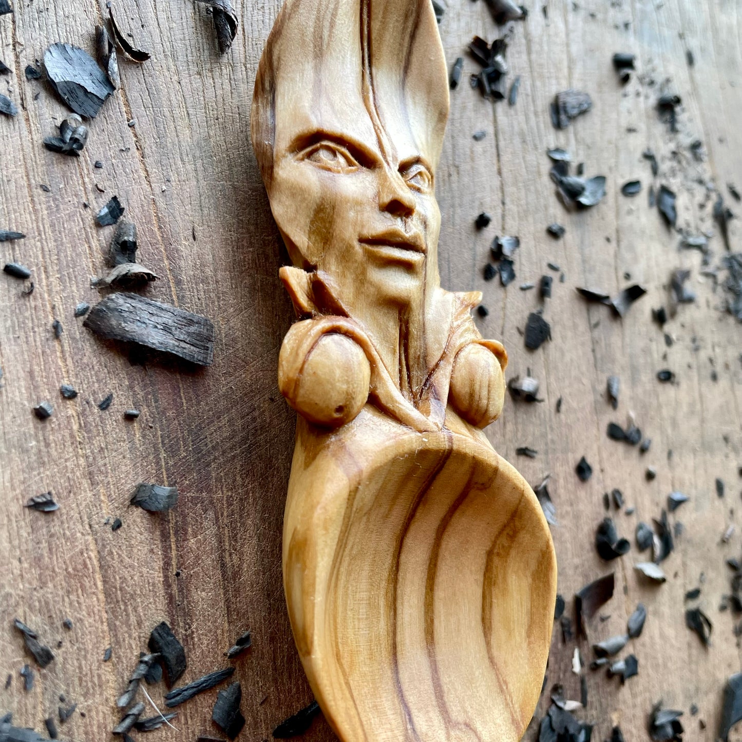 Olive Leaf Spirit Coffee Spoon