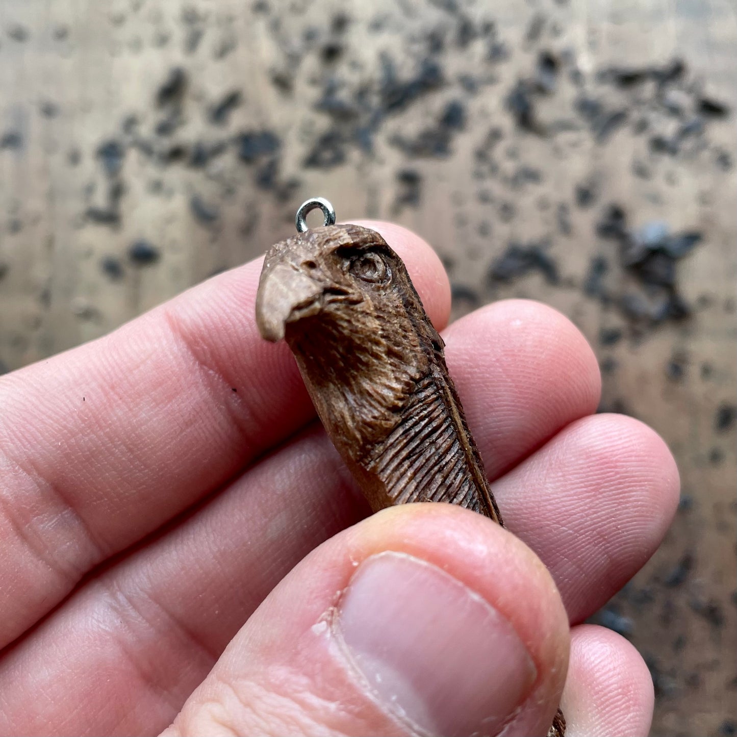 Hawk Totem Pendant