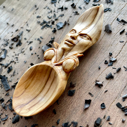 Olive Leaf Spirit Coffee Spoon