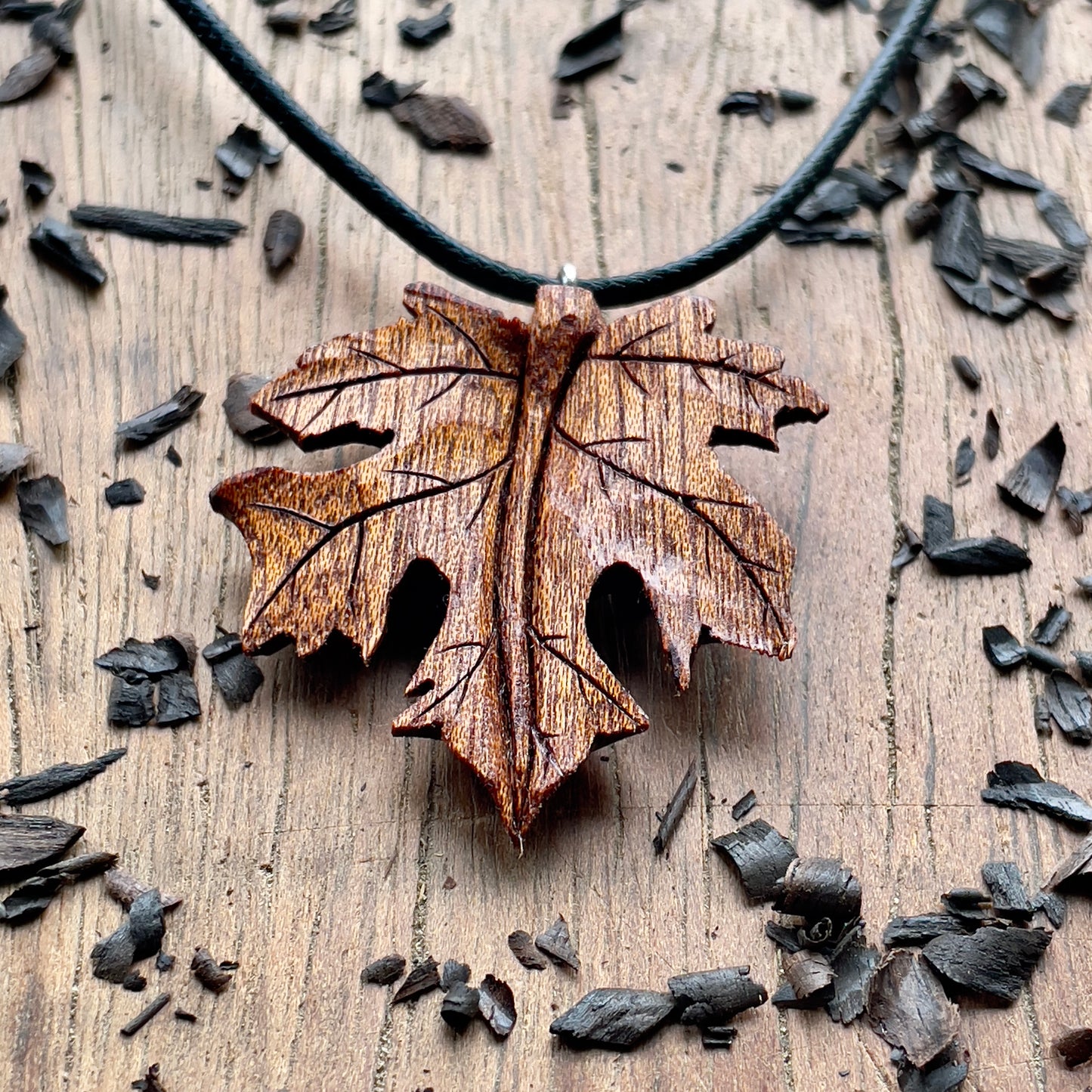 Maple Leaf Pendant - Ember Spirit