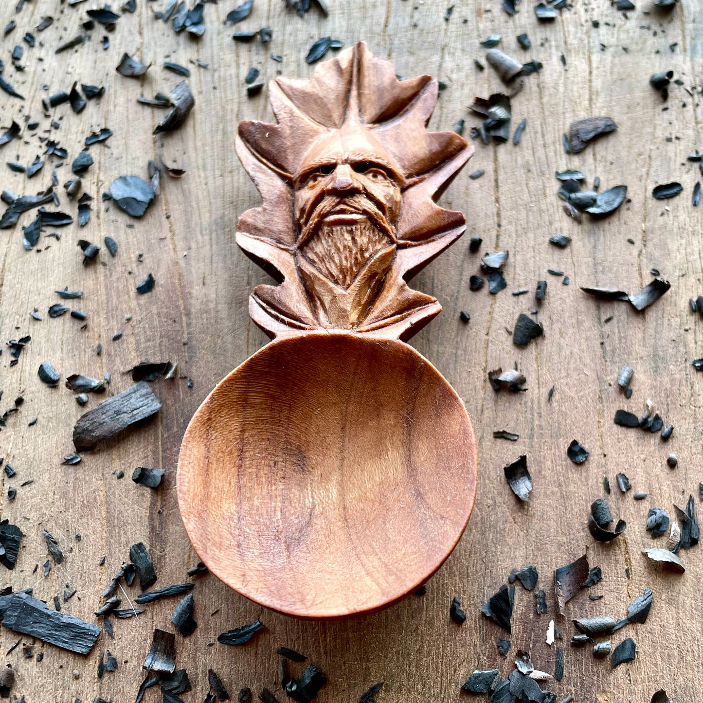 Oak Leaf Spirit Coffee Spoon