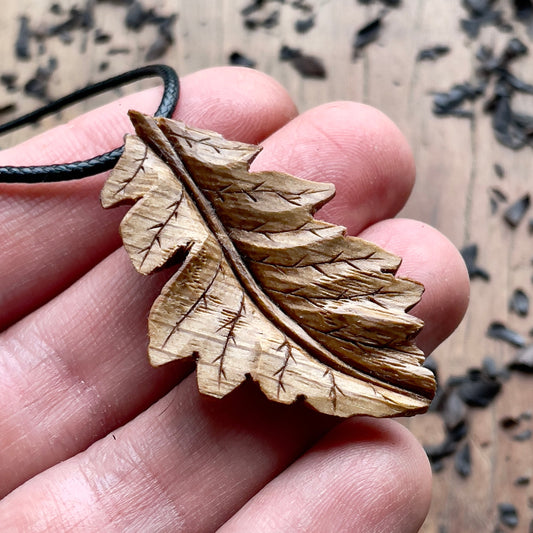 Oak Leaf Pendant - Rooted Spirit