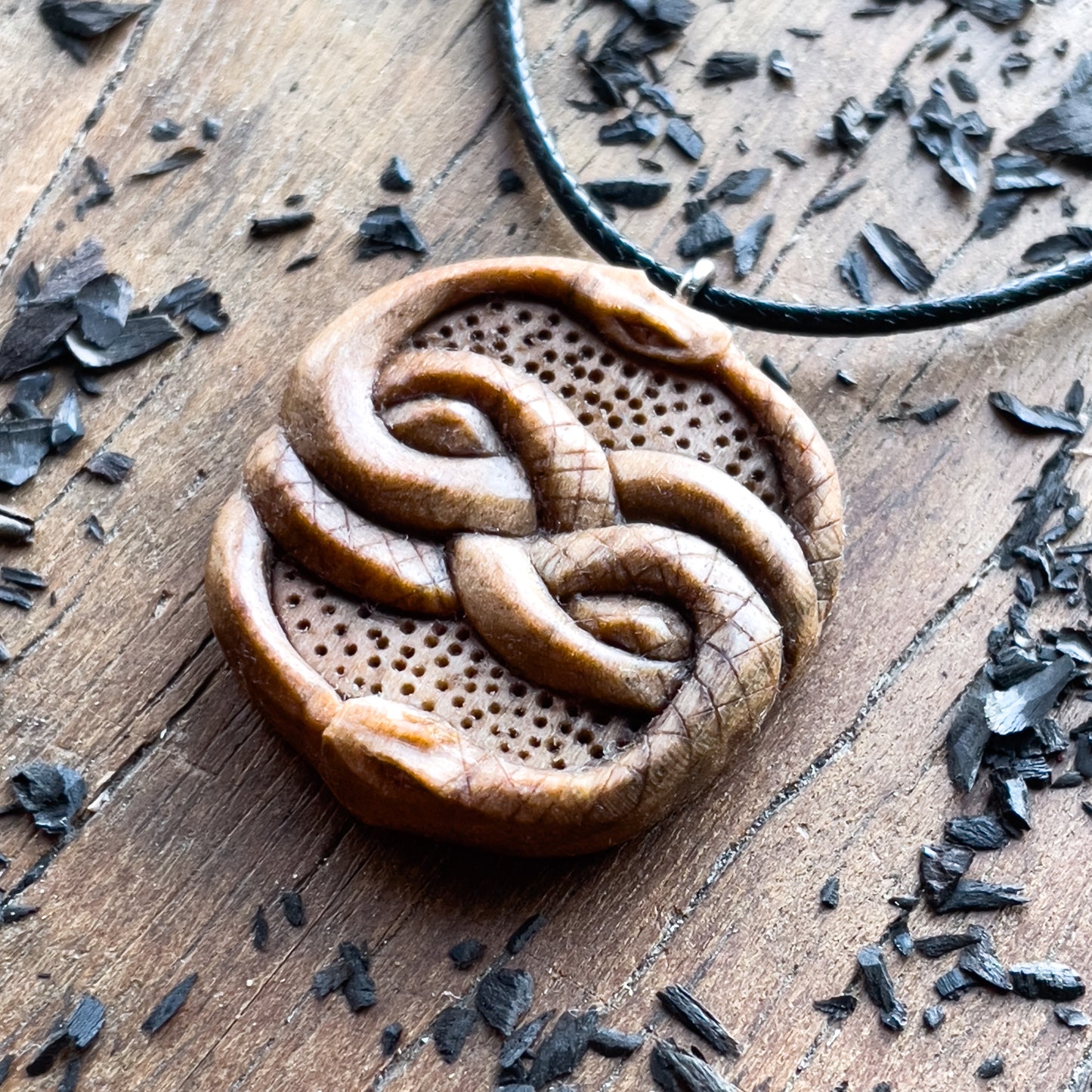 Ciondolo serpente celtico Uroboro