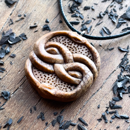 Ciondolo serpente celtico Uroboro