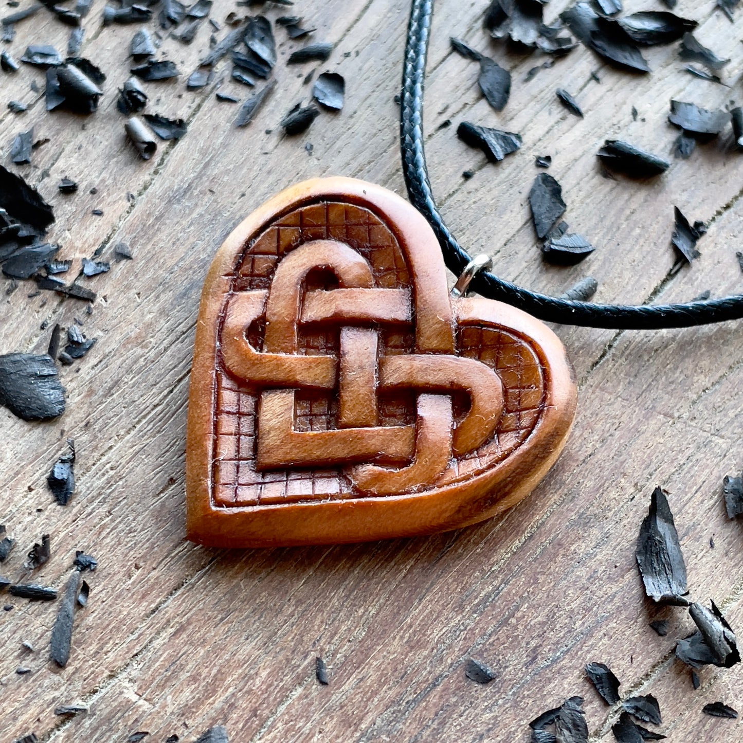 Celtic Knots Heart Pendant