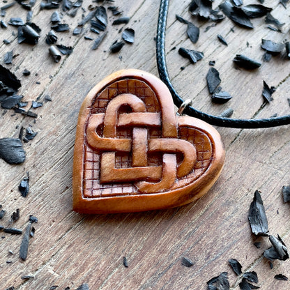 Celtic Knots Heart Pendant