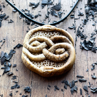 Ciondolo serpenti Ouroboros