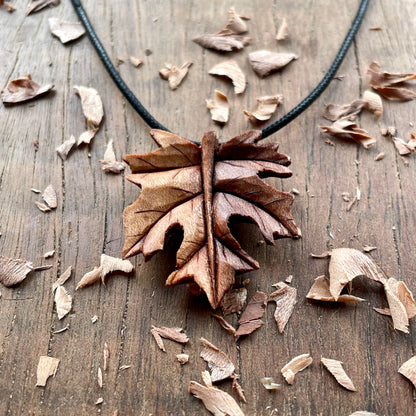 Maple Leaf Pendant - Autumn Spirit