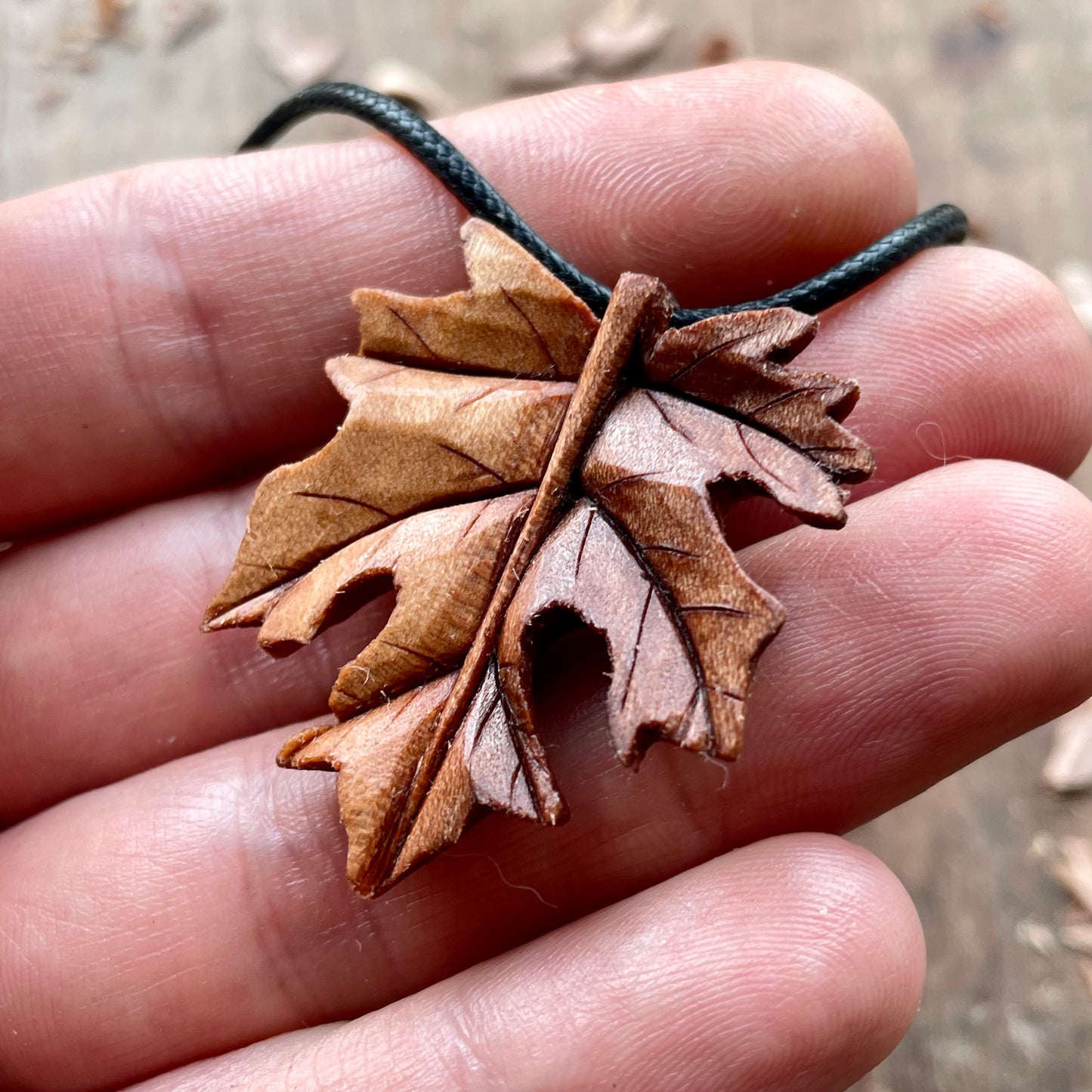 Maple Leaf Pendant - Autumn Spirit