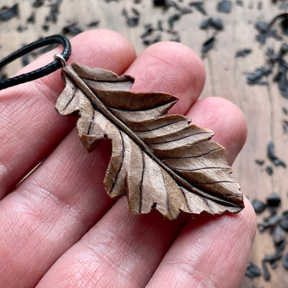 Oak Leaf Pendant - Rooted Spirit