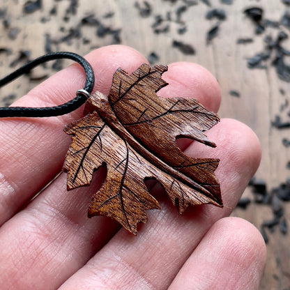 Maple Leaf Pendant - Ember Spirit