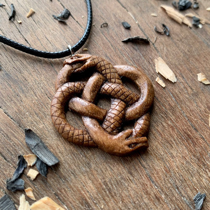 Ouroboros Snakes Pendant