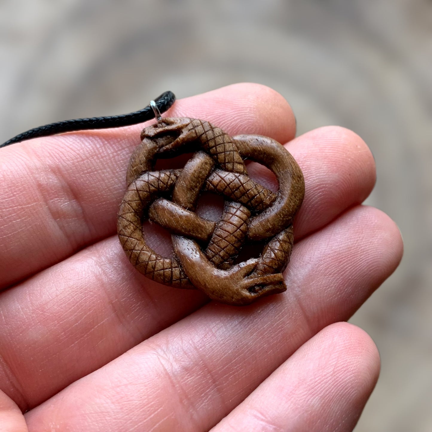 Ouroboros Snakes Pendant