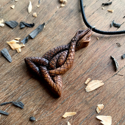 Celtic Motherhood Knot Ouroboros Pendant