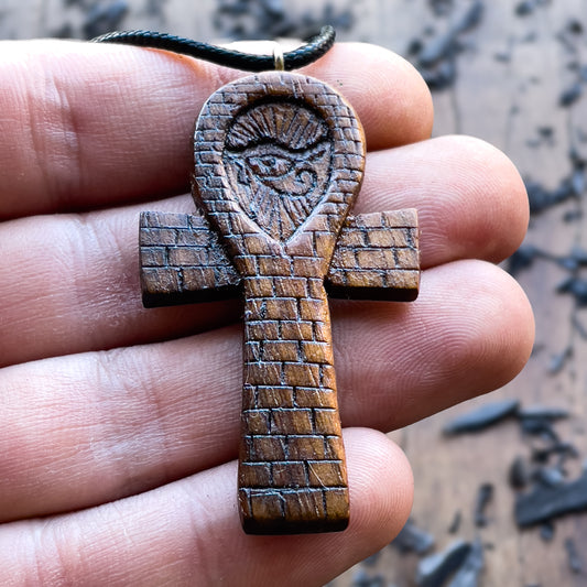 Ankh With Eye Of Horus Pendant