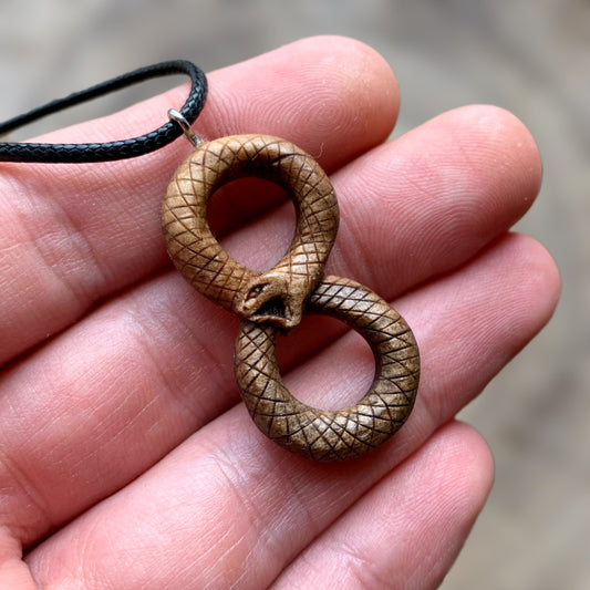 Ouroboros Serpent Pendant