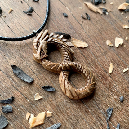 Uroboro Dragon Pendant