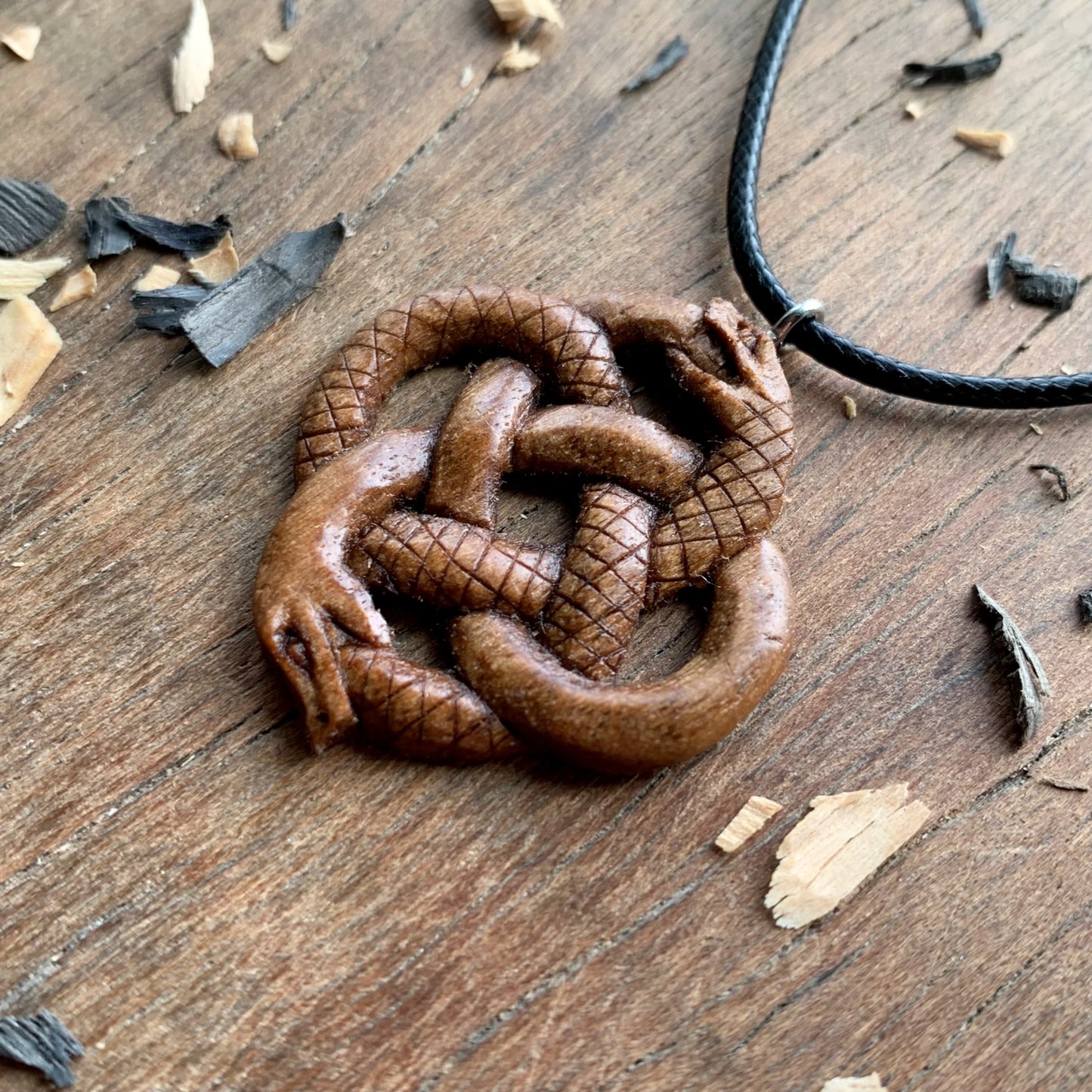 Ouroboros Snakes Pendant