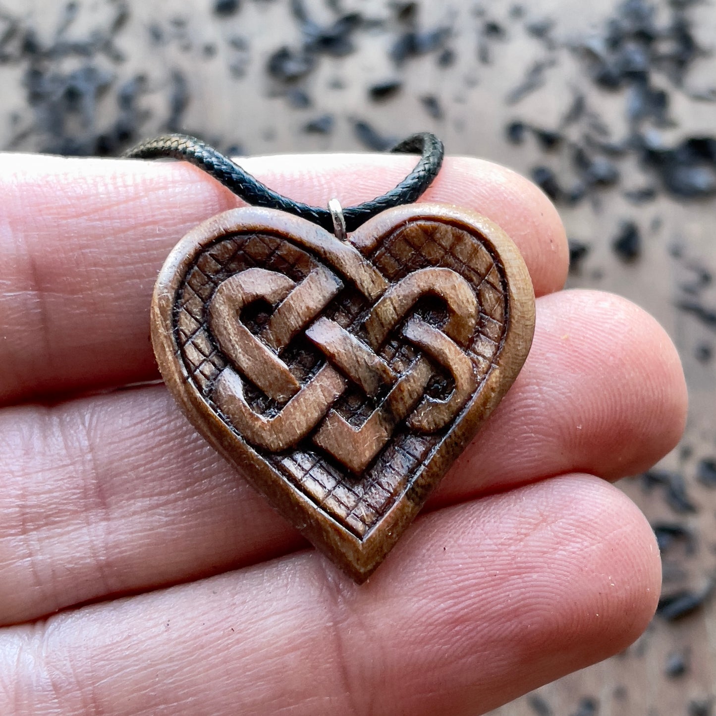 Celtic Knots Heart Pendant