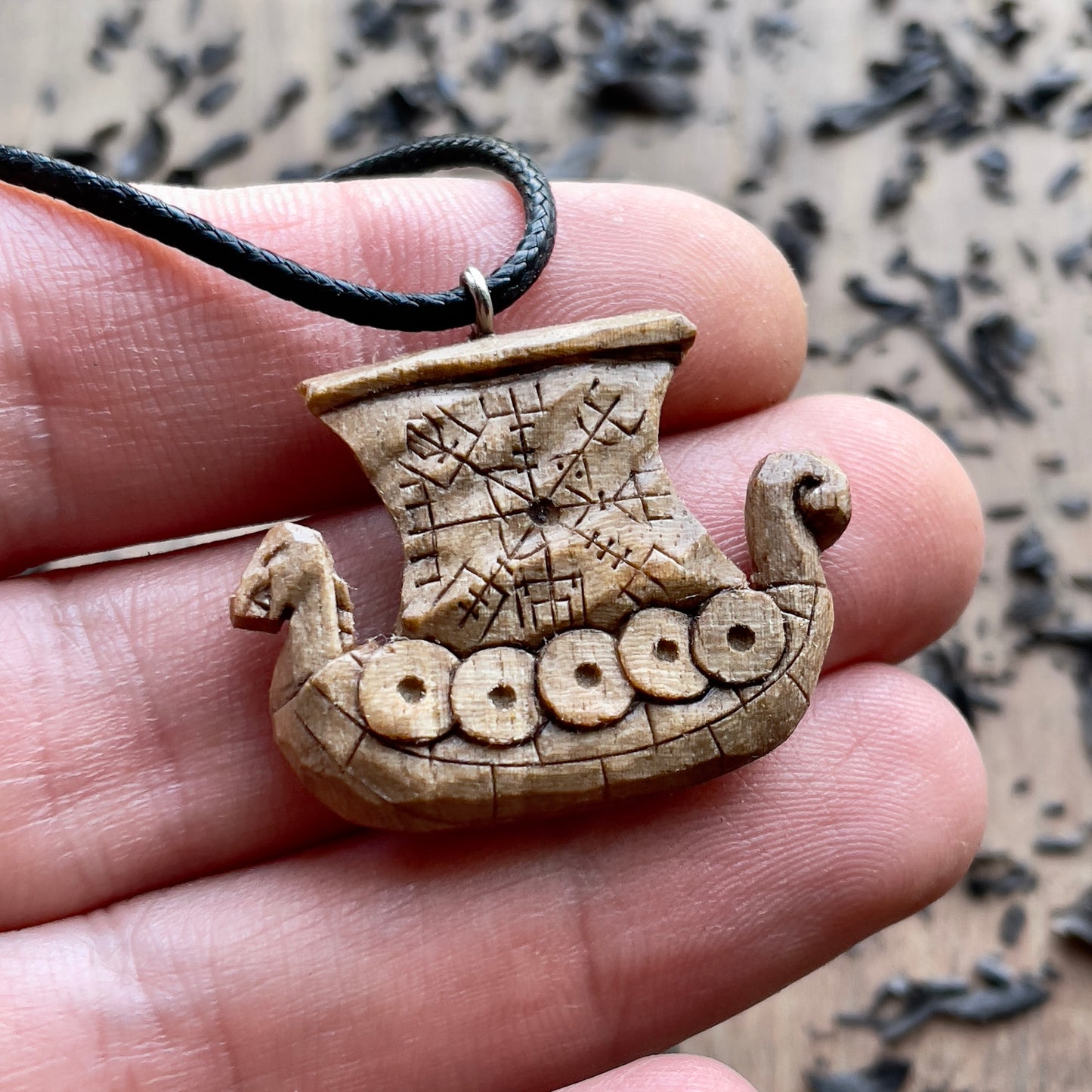 Drakkar Viking Ship Pendant