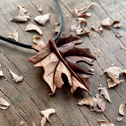 Maple Leaf Pendant - Autumn Spirit