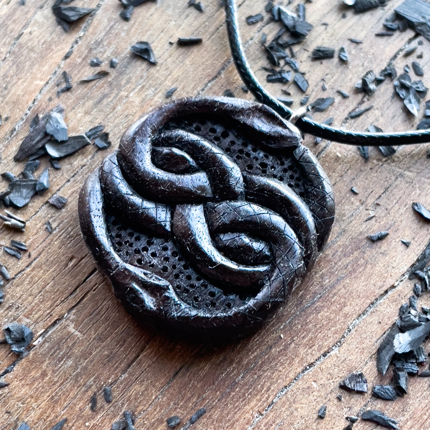 Ciondolo serpente celtico Uroboro