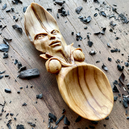 Olive Leaf Spirit Coffee Spoon
