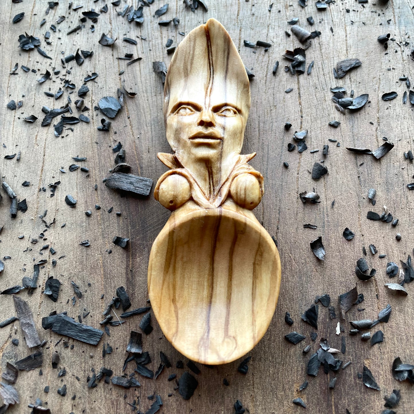 Olive Leaf Spirit Coffee Spoon