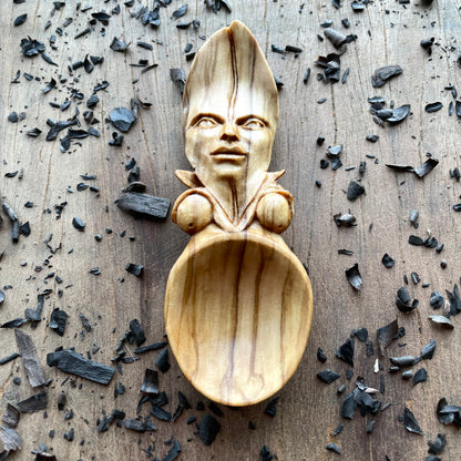 Olive Leaf Spirit Coffee Spoon