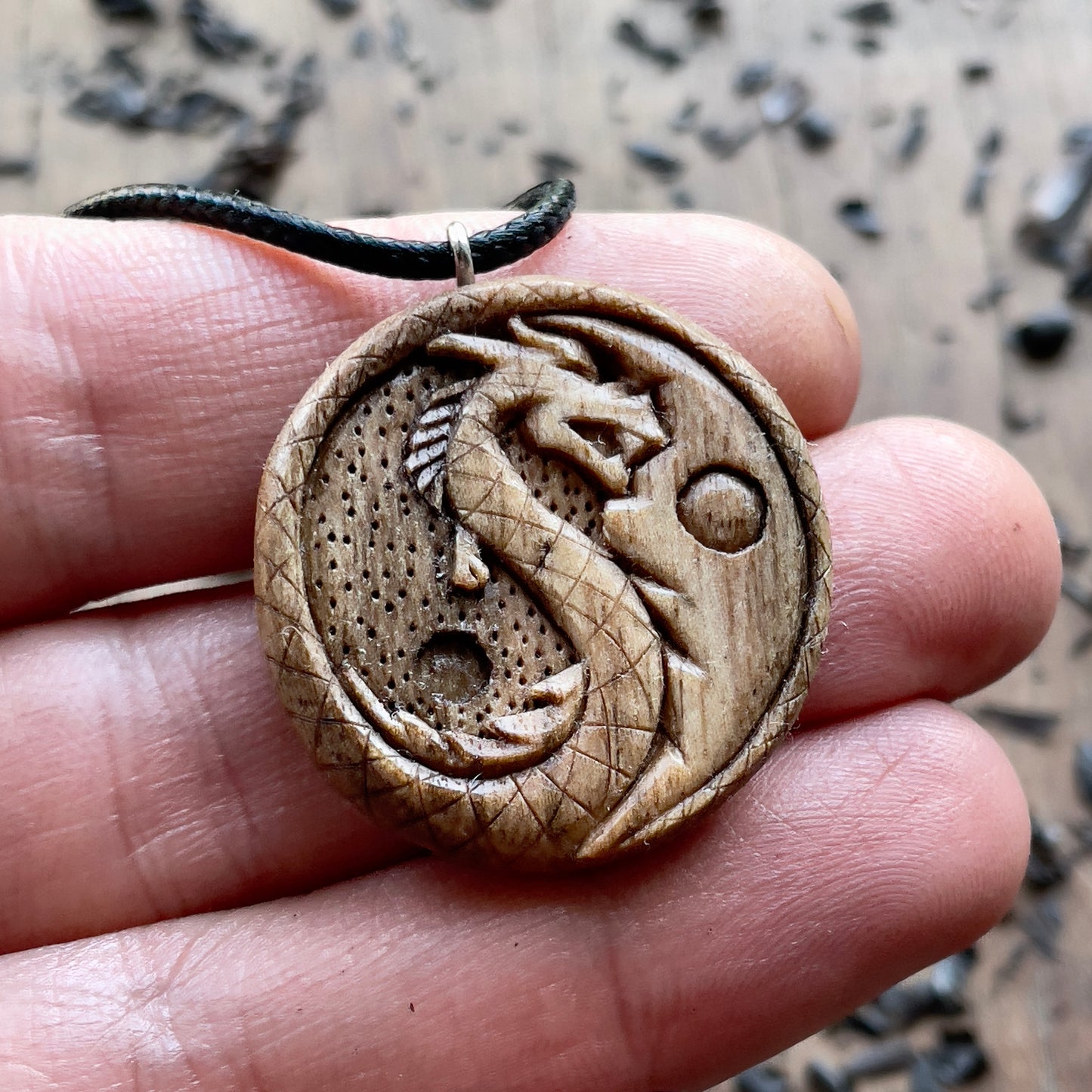 Dragon Yin-Yang Pendant