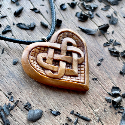Celtic Knots Heart Pendant